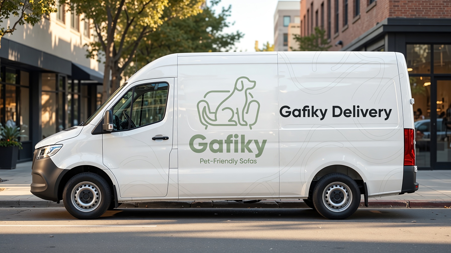 Gafiky delivery van