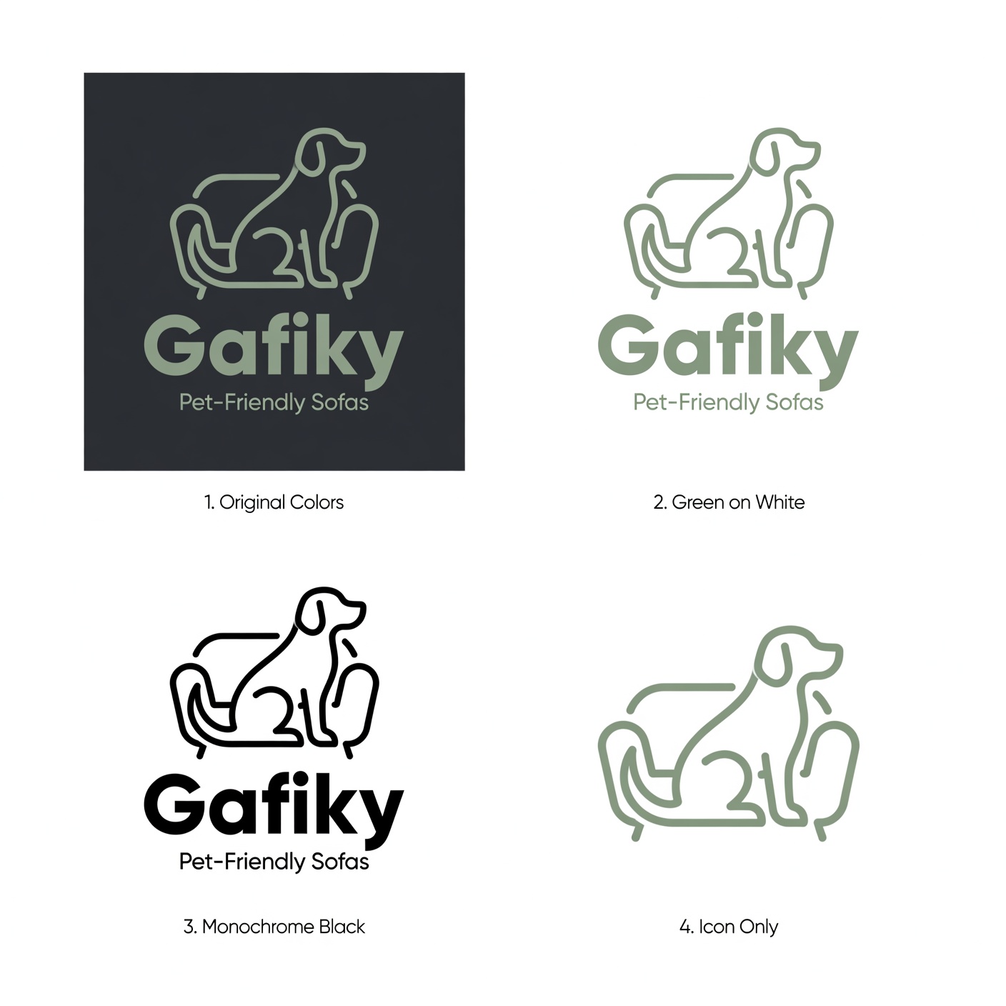 Gafiky logo variants