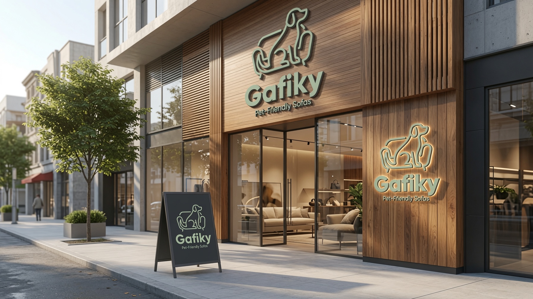 Gafiky daytime storefront